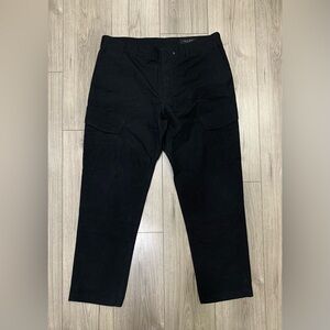 Rag & Bone Men's Black Nylon-Cotton Relaxed Fit Cargo Pants Size‎ 36 NWT